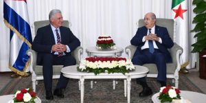 الرئيس تبون يستقبل رئيس كوبا