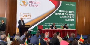 الجزائر تحتضن الندوة التاسعة رفيعة المستوى حول السلم والأمن في إفريقيا