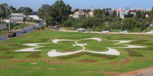 زيادة الغطاء النباتي على حواف الطرق بالطريق الاجتنابي الشمالي نحو الدار البيضاء 