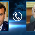 رئيس الجمهورية يتلقى مكالمة هاتفية من نظيره الفرنسي