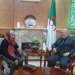 ربيقة يستقبل المجاهدة الرمز جميلة بوباشة