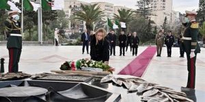 رئيسة مجلس وزراء إيطاليا تترحم على أرواح شهداء الثورة التحريرية