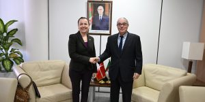 عمار بلاني يستقبل سفيرة مملكة الدانمارك بالجزائر