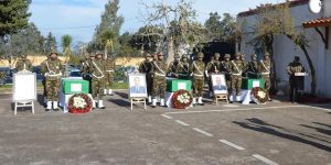 رفع جثامين شهداء الواجب الوطني