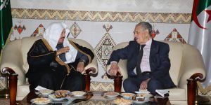 قوجيل يستقبل رئيس مجلس الشورى السعودي