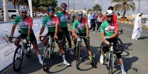 المنتخب الوطني للدراجات يحل بالعاصمة الغابونية