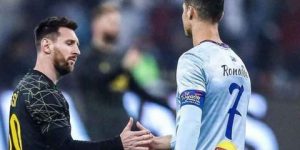 ميسي يتفاعل بملاقاته رونالدو مجددا