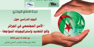 يوم برلماني حول الأمن المجتمعي في الجزائر