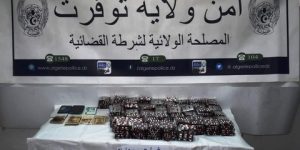 حجز أكثر من 7400 قرص من المؤثرات العقلية بتڤرت