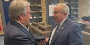 لعمامرة يلتقي الأمين العام للأمم المتحدة