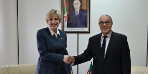 عمار بلاني يستقبل سفيرة الولايات المتحدة الأمريكية بالجزائر