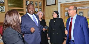 وفد برلمان عموم إفريقيا يزور المركز الإفريقي للدراسات والبحوث حول الإرهاب