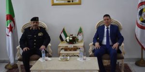 بوغلاف يستقبل المدير العام للدفاع المدني الفلسطيني