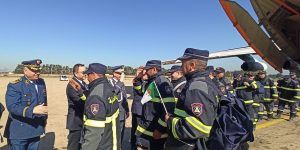 عودة فريق الحماية المدنية إلى الجزائر إثر انتهاء عملية البحث والإنقاذ بسوريا