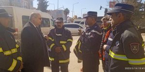 سفير الجزائر في تركيا يزور فريق الحماية المدنية