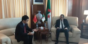 عرقاب يتباحث التعاون في مجال المحروقات مع سفير الصين