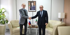 بلاني يستقبل سفير فدرالية روسيا بالجزائر