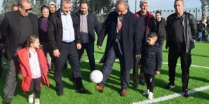 تدشين الملعب الجواري المعشوشب لحي متيجة بسيدي موسى