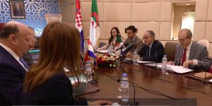 انطلاق أشغال الدورة الثالثة للمشاورات السياسة الجزائرية-الكرواتية