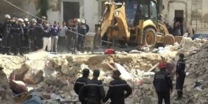 جريحان في إنهيار بناية قديمة بحي سيدي البشير بوهران