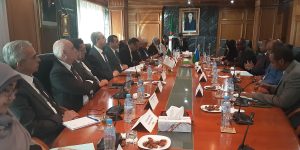 وزير الطاقة المكلف بالموارد الطبيعية لجمهورية جيبوتي في زيارة عمل إلى الجزائر