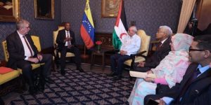 الرئيس الصحراوي يلتقي رئيس مجموعة الصداقة البرلمانية فنزويلا ـ إفريقيا