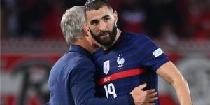 ديشامب يفجر مفاجأتين حول استبعاد بنزيما من المونديال