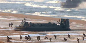 الصين تجري مناورات ضخمة بمضيق تايوان.. والأخيرة تستنجد بأمريكا