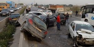 بومرداس: 08 جرحى في حادث اصطدام تسلسلي بالطريق السيار شرق غرب