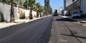 الشروع في تعبيد الطريق الفرعي 2 بن صيام – العميرات بسيدي موسى