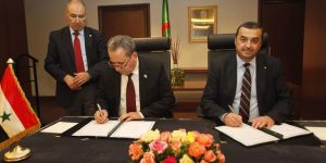 الجزائر/سوريا: التوقيع على محضر محادثات في مجال الطاقة والمناجم