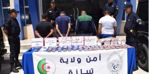 الإطاحة بشبكة إجرامية منظمة مختصة في ترويج المهلوسات بتيبازة