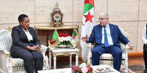 بوغالي يعقد جلسة عمل مع رئيسة برلمان زامبيا