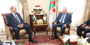 قوجيل يستقبل رئيس المجلس الوطني الفلسطيني
