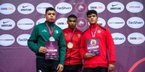 خلال منافسات البطولة الإفريقية للمصارعة.. أشبال المنتخب الوطني للمصارعة يحرزون 20 ميدالية