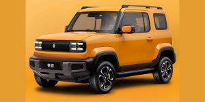 بشاشة عرض Wuling عالية الدقة في الخلف.. سيارة جنرال موتورز باوجون يب