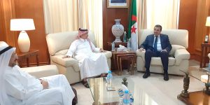 عرقاب يستقبل ممثل بنك الطاقة القطري والرئيس التنفيذي لشركة الخليج للبترول