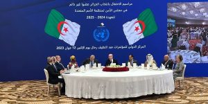 بن عبد الرحمان يشرف على مراسم الإحتفال بانتخاب الجزائر عضوا غير دائم في مجلس الأمن الدولي