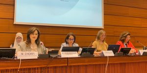 مريم شرفي تستعرض بجنيف التجربة الجزائرية في مجال حماية الطفولة