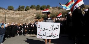 أهالي الجولان السوري يتصدون للاحتلال الصهيوني