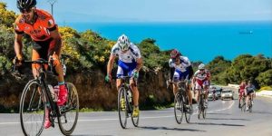 بطولة اختصاص الدراجة على الطريق بمدينة تيبازة