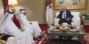 رئيس الجمهورية يستقبل بالدوحة رئيس مجلس إدارة مجموعة الاستثمار القابضة لدولة قطر 