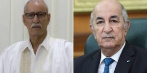 رئيس الجمهورية الصحراوية يعزي نظيره الجزائري