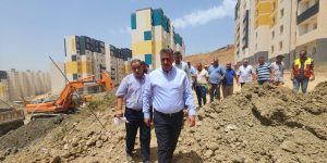 بلعريبي يتفقد موقع 6500 مسكن بيع بالإيجار “عدل” حوش الريح” بالبليدة