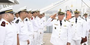 تفتيش المفرزة البحرية المتكونة من السفينة المدرسة “الصومام” و”الملاح”