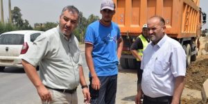 إنجاز القناة الرئيسية للتطهير بحي أولاد علال بسيدي موسى