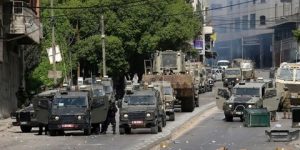 عمليات دهم واسعة للاحتلال في نابلس