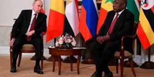 بوتين يبحث مع رئيس جنوب أفريقيا اتفاقية الحبوب وخطة السلام الأفريقية