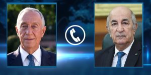 رئيس الجمهورية يجري مكالمة هاتفية مع نظيره البرتغالي للاطمئنان على حالته الصحية