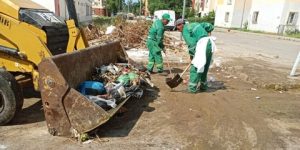 تدخلات للتخلص من النفايات بأحياء السحاولة